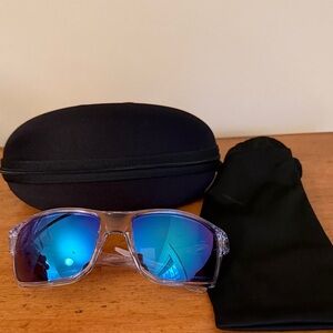 Oakley Blue and Clear Sunglasses